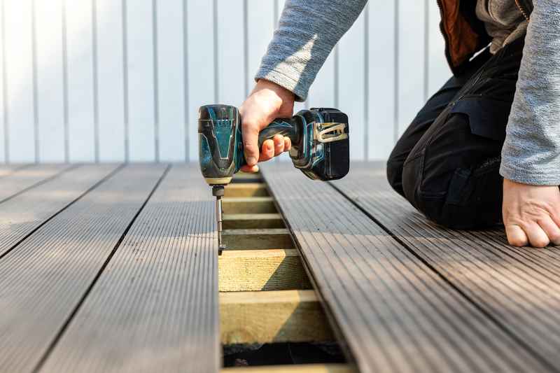 drilling decking down