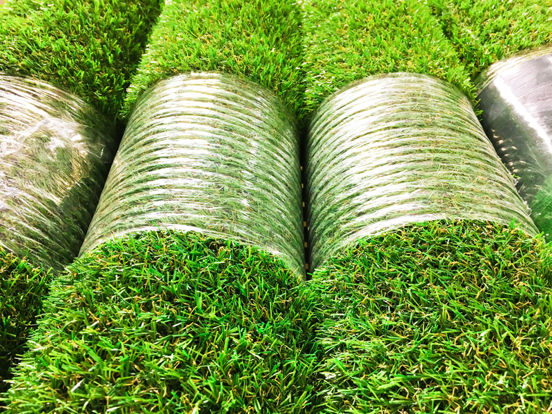 artificial grass wrapped